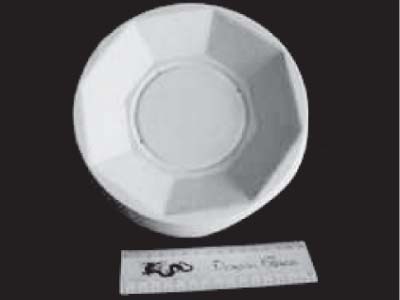 Small octagonal plate