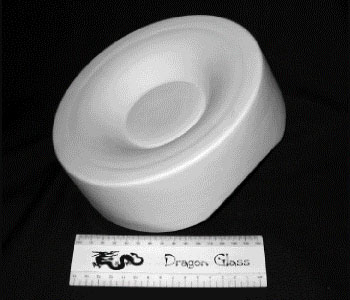 Small reverse curve bowl
