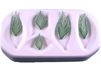 Assorted Small Leaves Frit Mold 